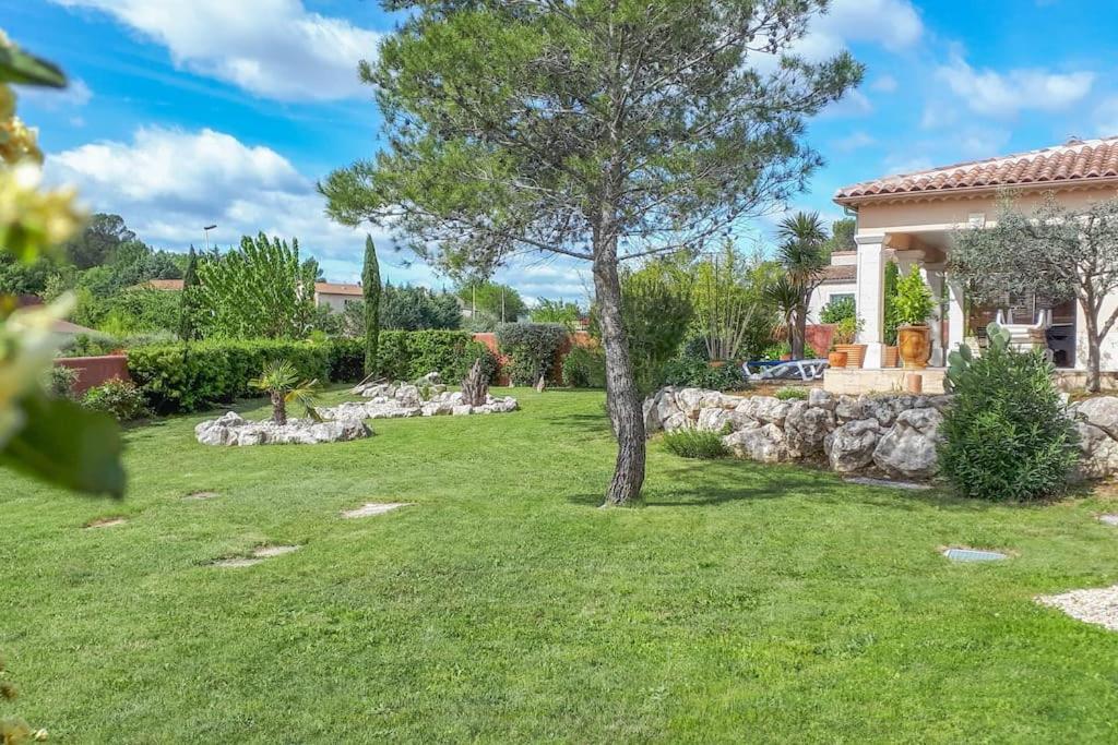 Anduze Gite Les Pins Au "Petit Clos Des Cigales" Massillargues-Attuech エクステリア 写真